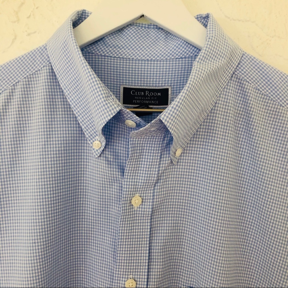 Club Room Performance Buttondown 17 32/33 - Picture 1 of 11